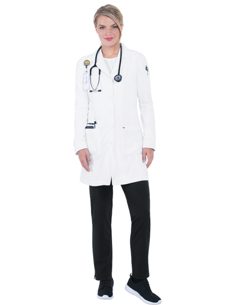 Koi Her Everyday Lab Coat White - 457-01-XL by scrub-supply.com