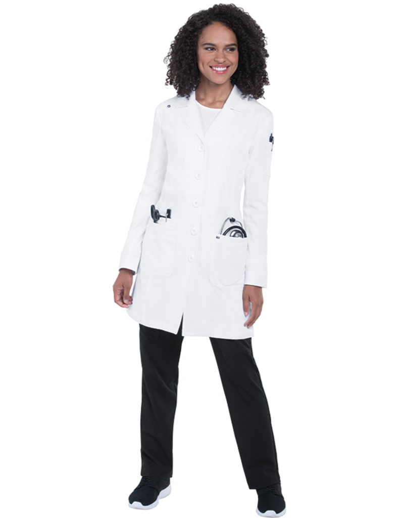 Koi Her Everyday Lab Coat White -  by scrub-supply.com