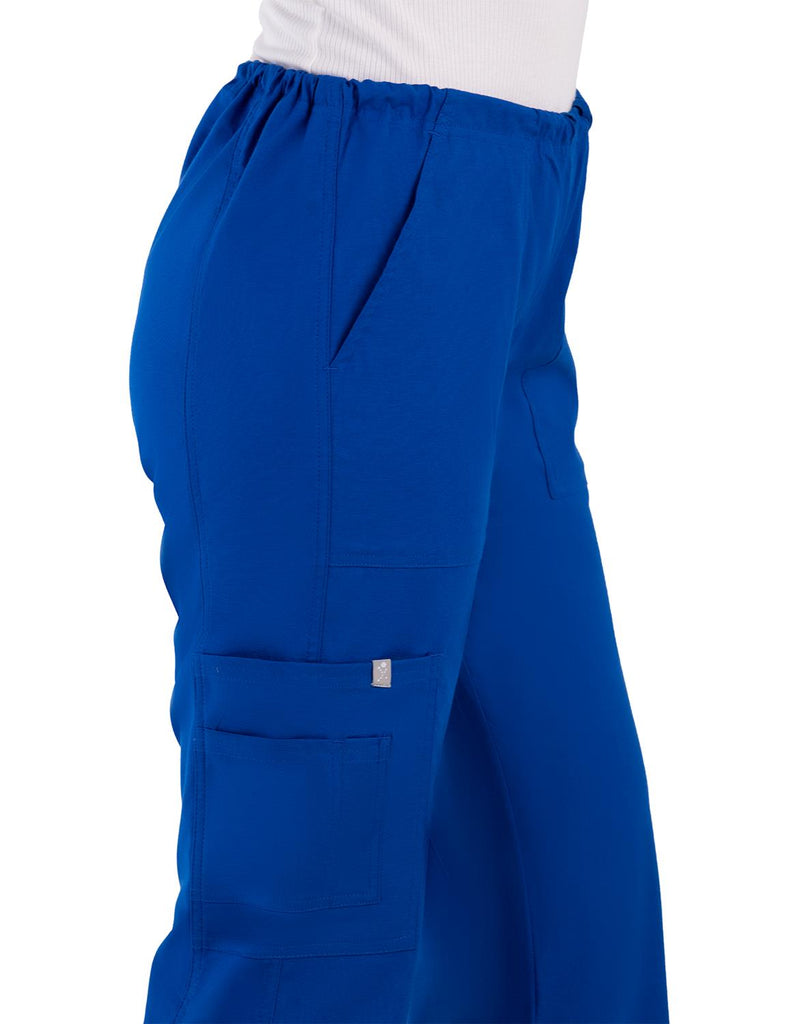 Life Threads Women's Contego Cargo Pant Navy Blue -  by scrub-supply.com