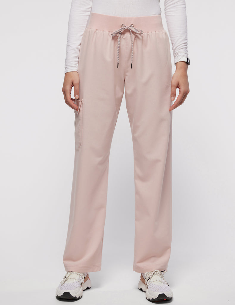 Jaanuu Women's 4-Pocket Relaxed Essential Pant Blushing Pink - J95165-BSPW-XL by scrub-supply.com