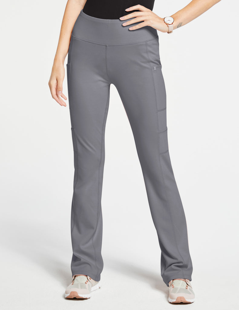 Jaanuu Women's Yoga Pant Gray - J95141-GRAT-XL by scrub-supply.com