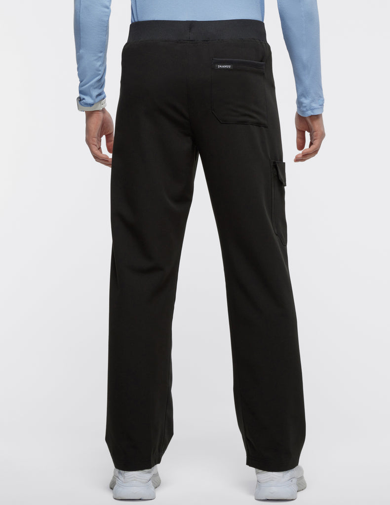 Jaanuu Men's 4-Pocket Essential Pant Black -  by scrub-supply.com