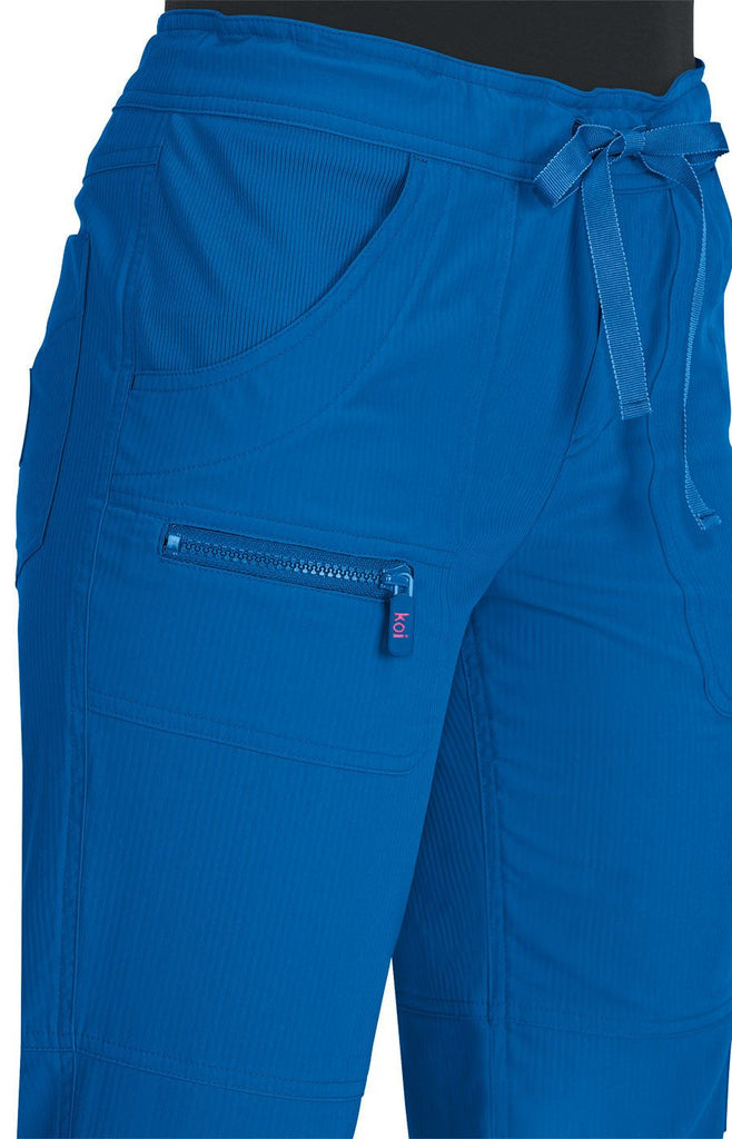 Koi Peace Pant - Tall Royal Blue -  by scrub-supply.com