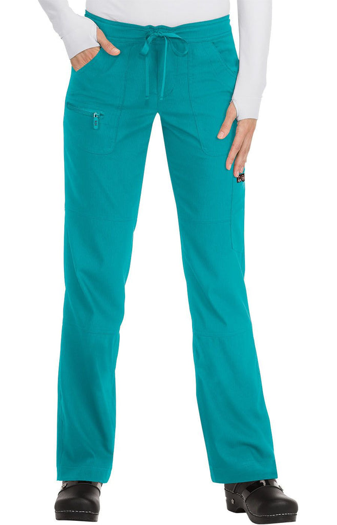 Koi Peace Pant - Plussize - Tall Teal - 721T-121-3X by scrub-supply.com