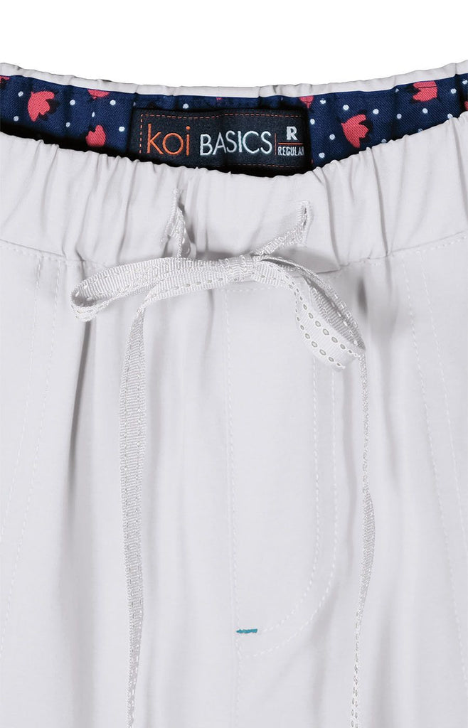 Koi Holly Pant - Tall White -  by scrub-supply.com