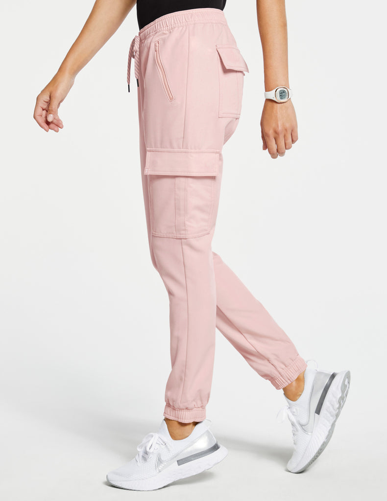 Jaanuu Women's Essential Jogger Pant - Tall Blushing Pink -  by scrub-supply.com