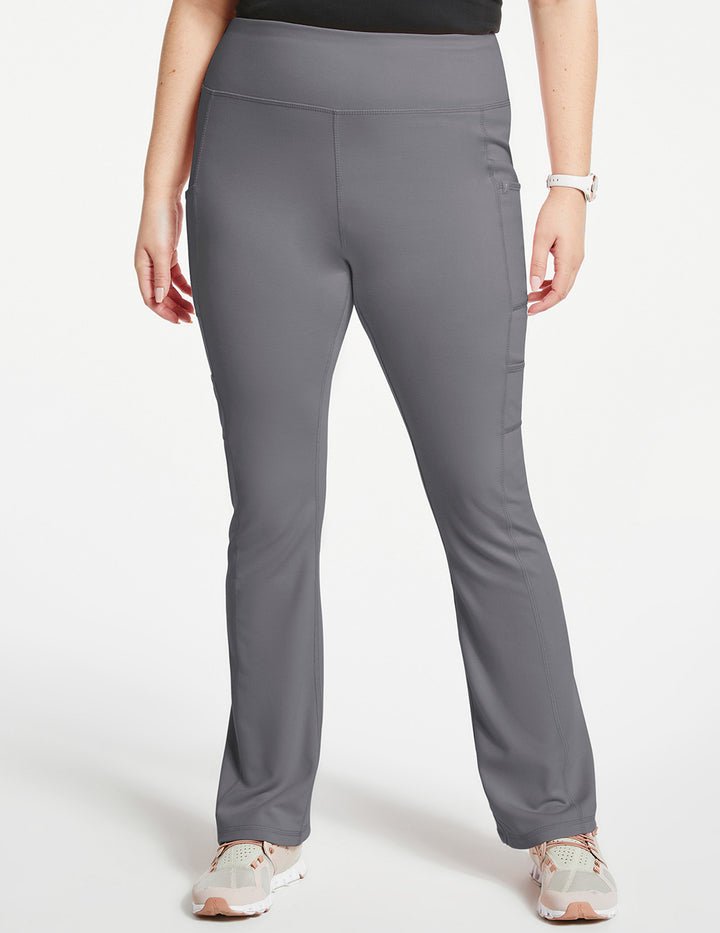 Jaanuu Women's Yoga Pant - Plussize Gray - J95141C-GRAT-3X by scrub-supply.com