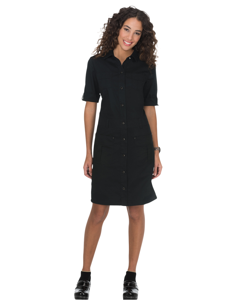 Koi Alexandra Dress Black - 905-02-2X by scrub-supply.com
