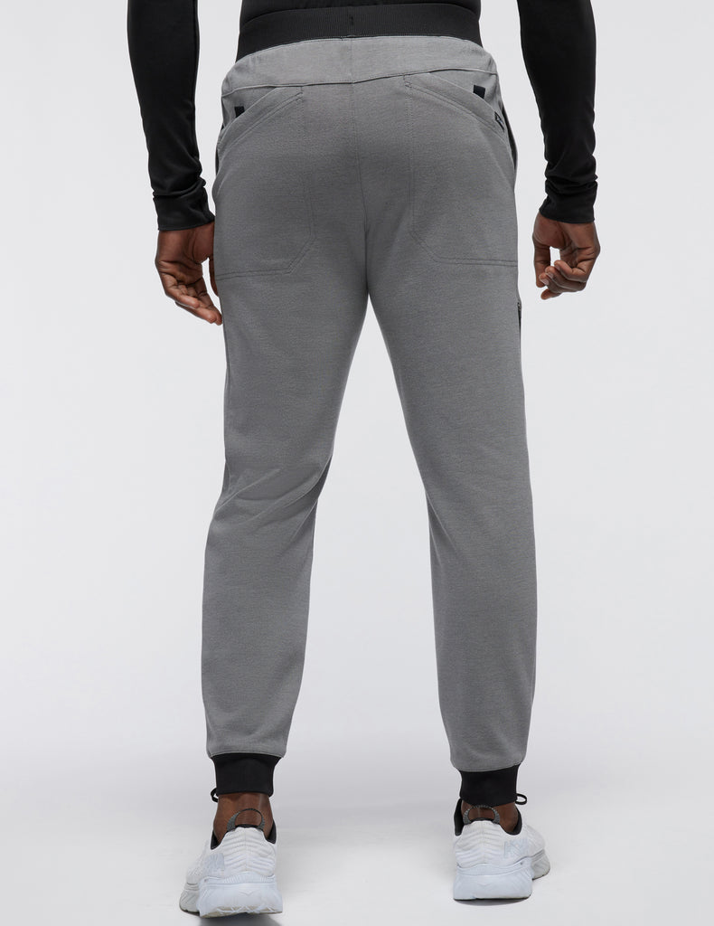 Jaanuu Men's Merger 2-in-1 Jogger Heather Charcoal -  by scrub-supply.com