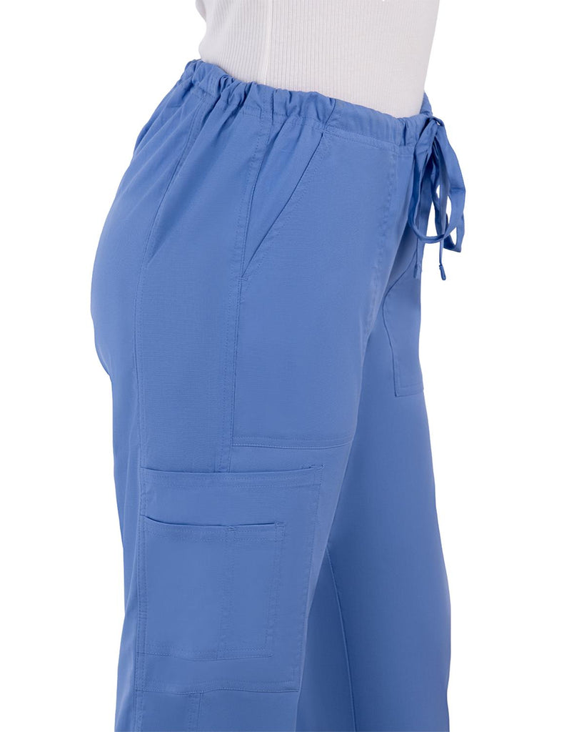 Life Threads Women's Contego Cargo Pant Navy Blue -  by scrub-supply.com