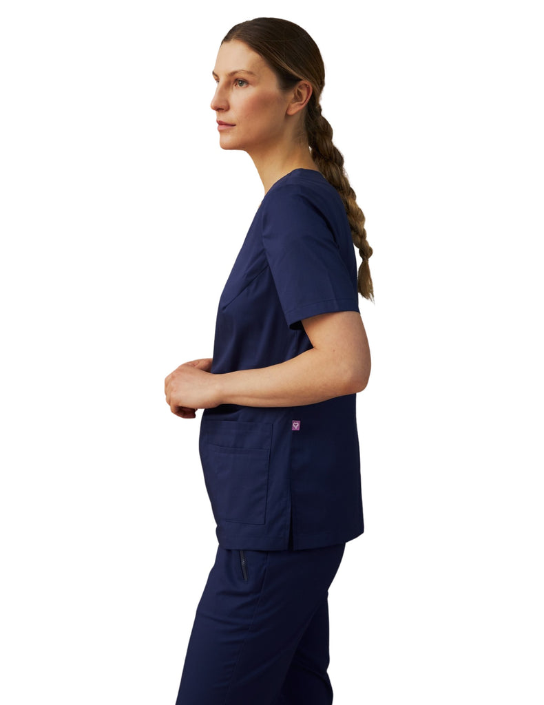 Treat in Style Medical Surgical Blouse White -  by scrub-supply.com