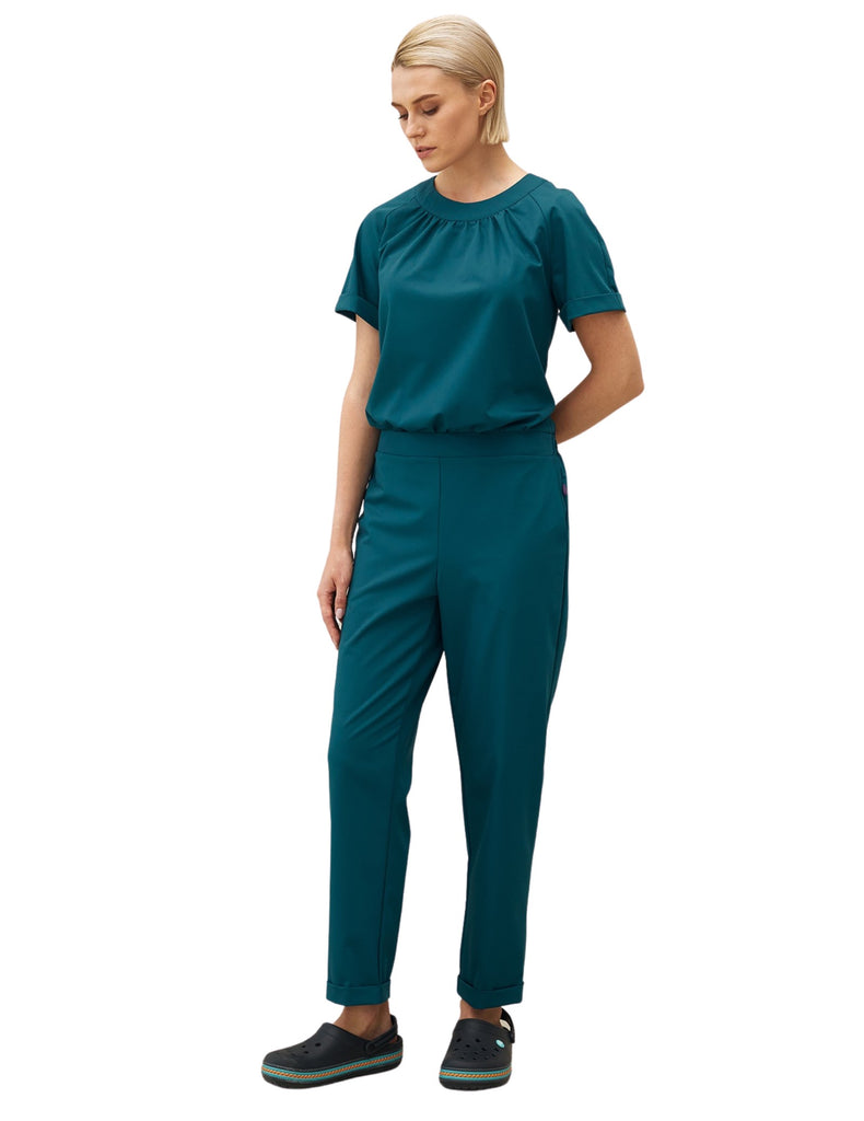 Treat in Style Medical Jumpsuit Emerald - LK4014-9200-1-48 by scrub-supply.com