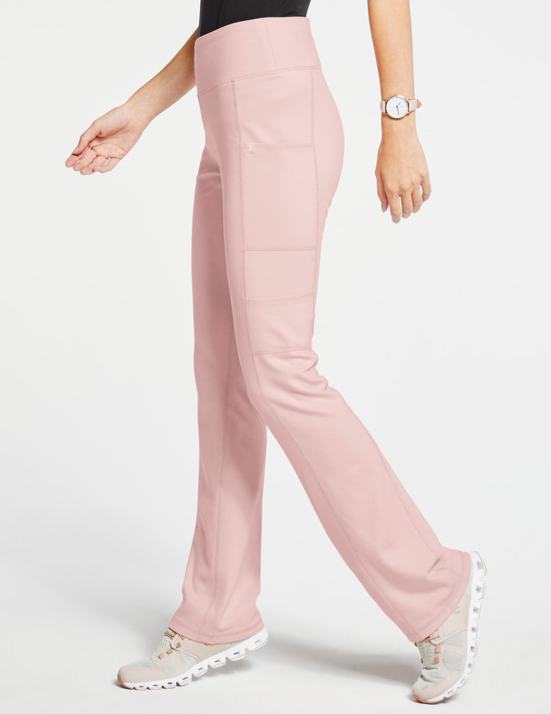 Jaanuu Women's Yoga Pant Blushing Pink -  by scrub-supply.com