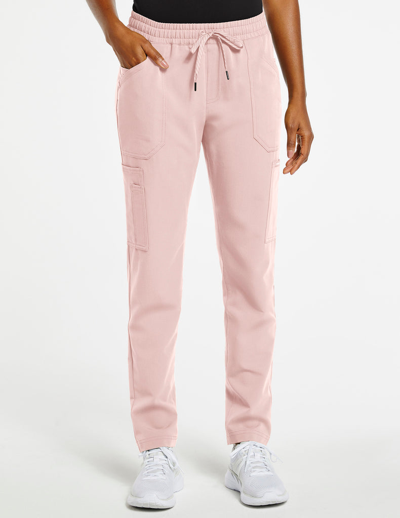 Jaanuu Women's 8-Pocket Slim Cargo Pant Blushing Pink - J95102-BSPW-XL by scrub-supply.com