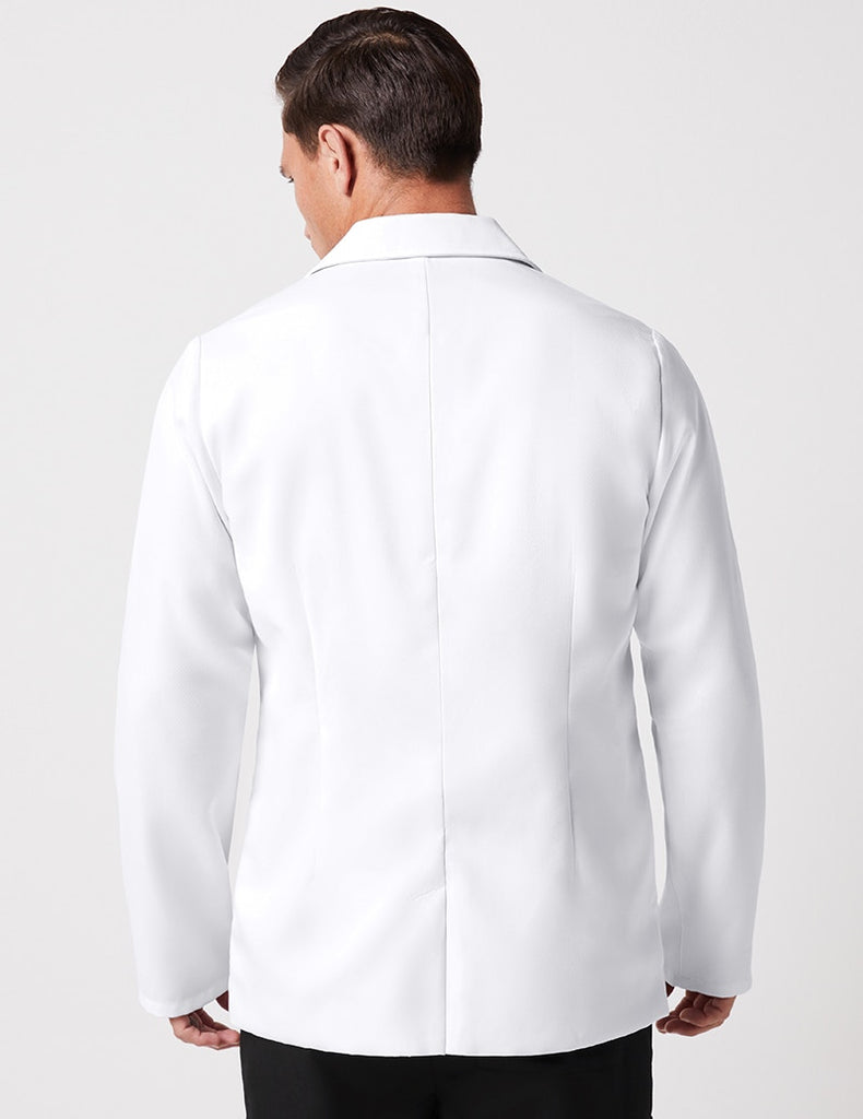 Jaanuu Men's Student Lab Coat White -  by scrub-supply.com