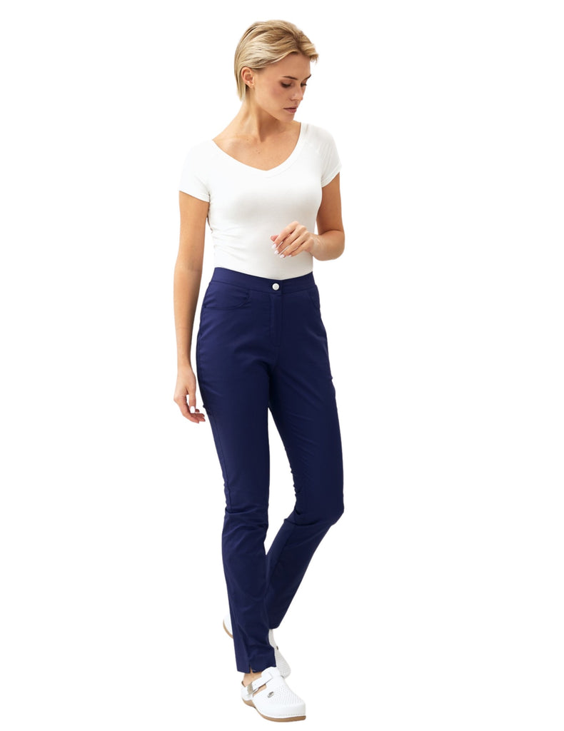 Treat in Style Skinny Pants White -  by scrub-supply.com
