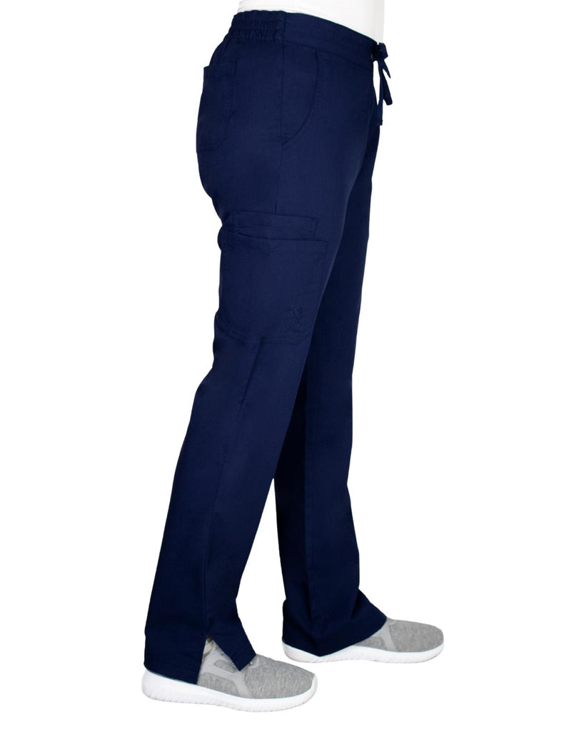 Life Threads Women's Ergo 2.0 Utility Pant - Tall Navy Blue - 1425-NVY-XXXXXL-T by scrub-supply.com