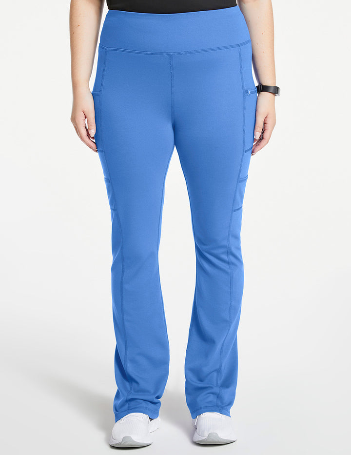 Jaanuu Women's Yoga Pant - Plussize Ceil Blue - J95141C-CBLT-3X by scrub-supply.com