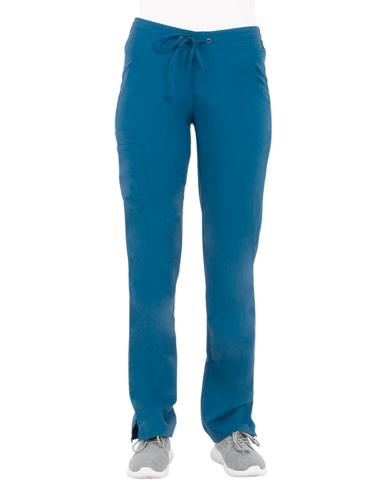 Life Threads Women's Ergo 2.0 Utility Pant - Tall Caribbean Blue - 1425-CRB-XXXL-T by scrub-supply.com