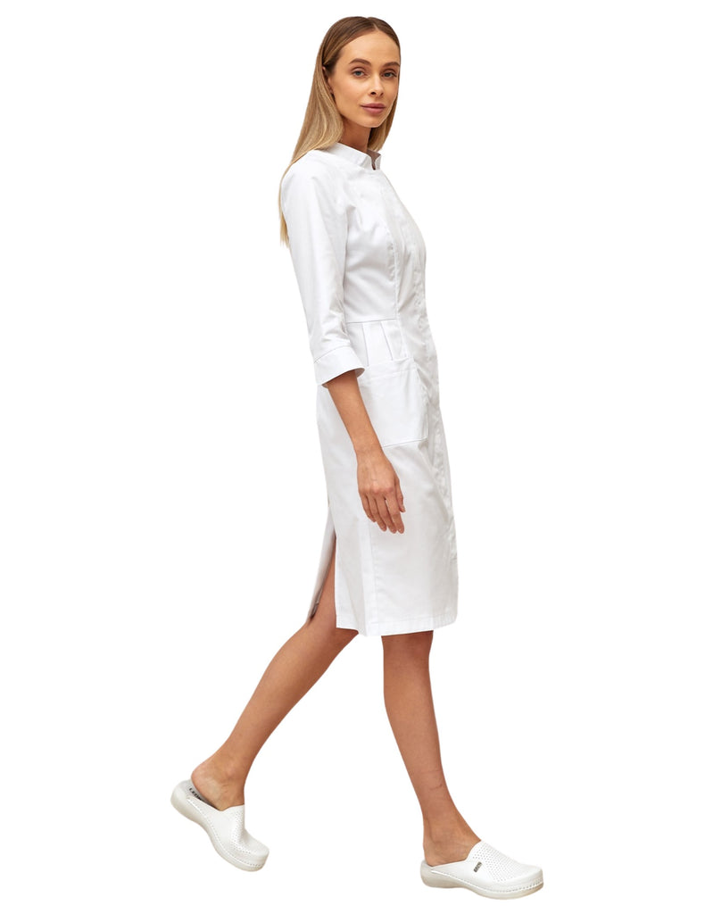 Treat in Style Elegant Lab Coat White -  by scrub-supply.com