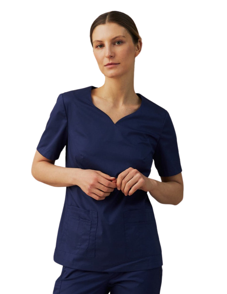 Treat in Style Medical Surgical Blouse Blue - LK1056-0200-1-50 by scrub-supply.com