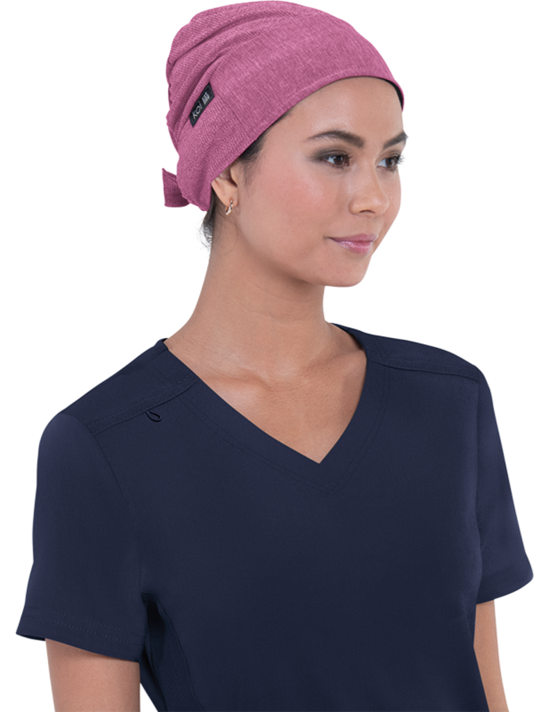 Koi Surgical Hats Heather Azalea Pink - A161-131-OS by scrub-supply.com
