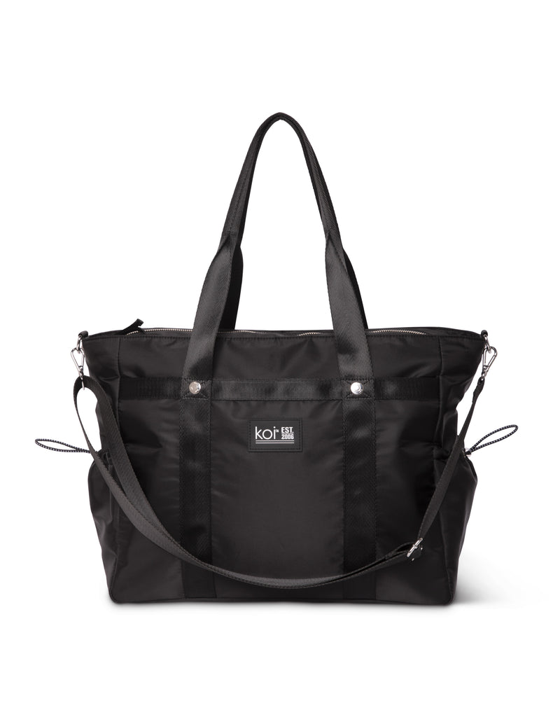 Koi All You Can Fit Tote Black - A168-02-OS by scrub-supply.com