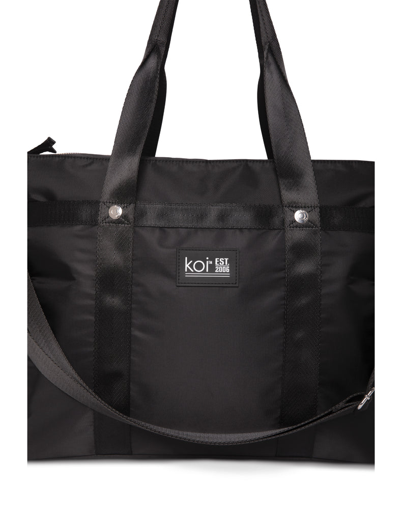 Koi All You Can Fit Tote Black -  by scrub-supply.com