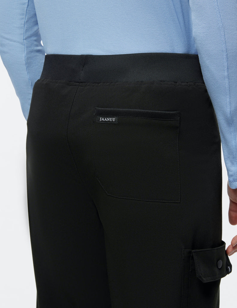 Jaanuu Men's 4-Pocket Essential Pant - Tall Black -  by scrub-supply.com