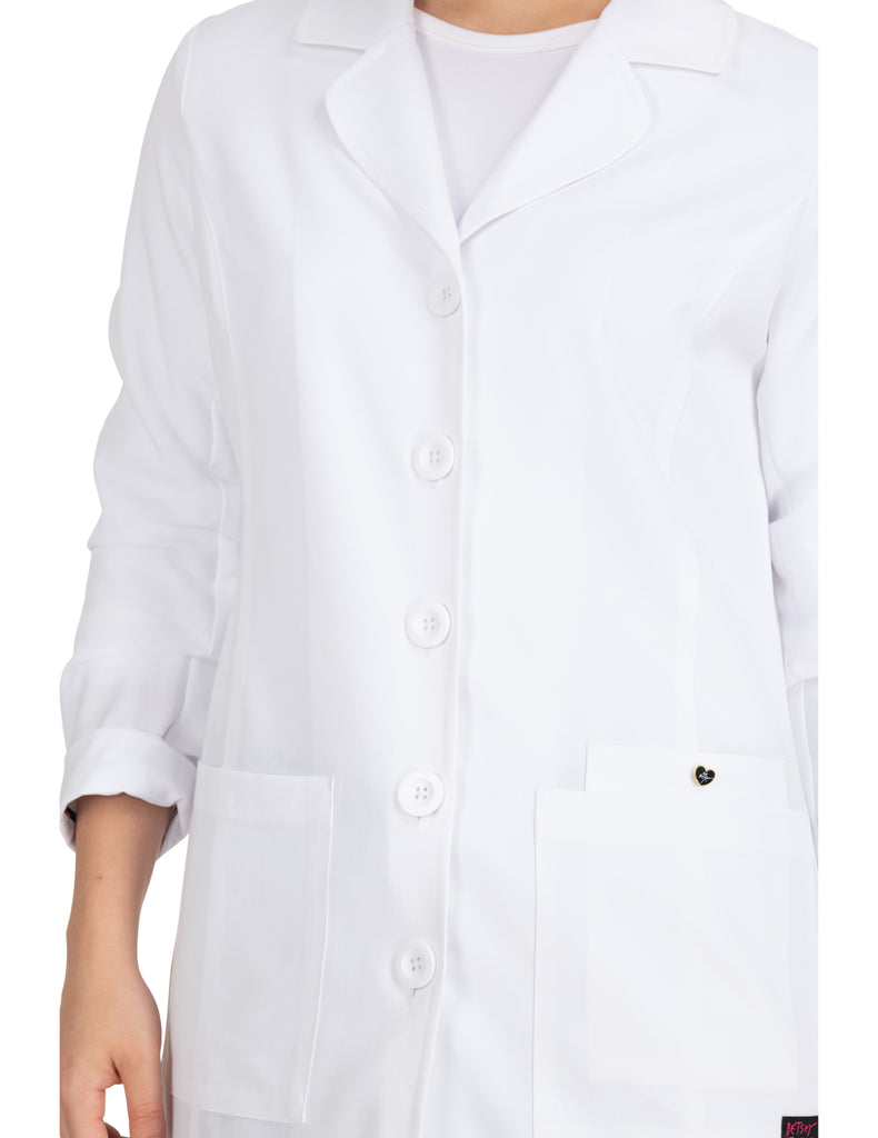 Koi Marigold Lab Coat White -  by scrub-supply.com