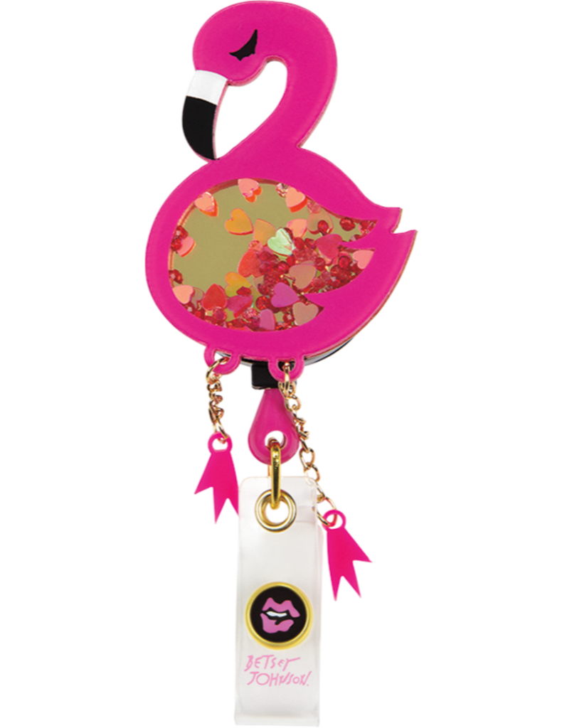 Koi Betsey Retractable Badges Flamingoo - BA156-FLG-OS by scrub-supply.com