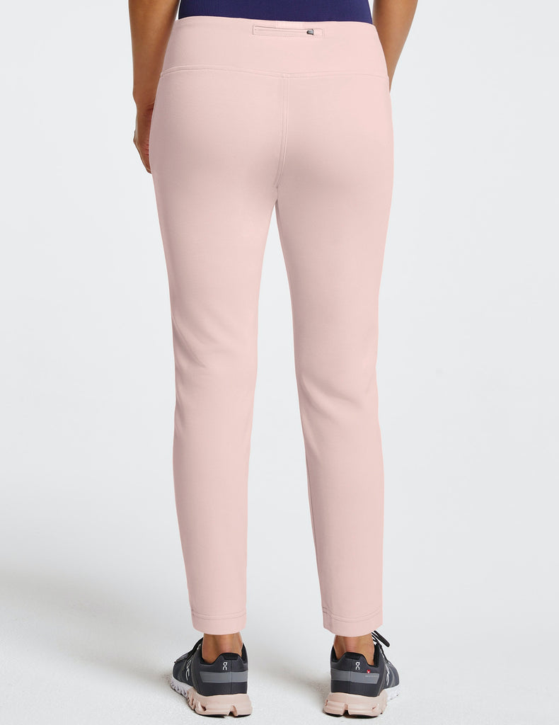Jaanuu Women's 7/8 Yoga Pant Blushing Pink -  by scrub-supply.com