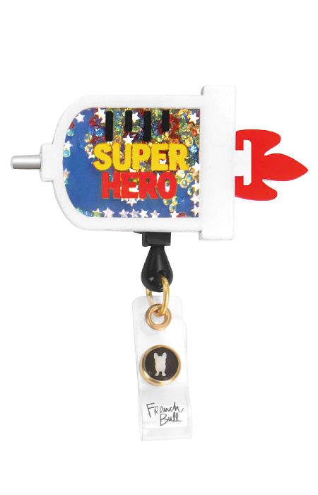 Koi French Bull Badge Reel Super Hero Shot - FA100-SES-OS by scrub-supply.com