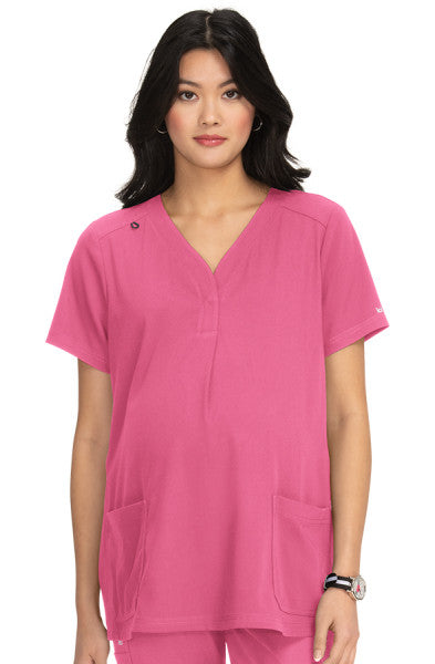 Koi Onboard Maternity Top Rose - 1073-54-3X by scrub-supply.com